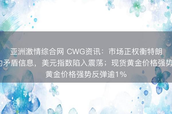 亚洲激情综合网 CWG资讯：市场正权衡特朗普对伊朗的矛盾信息，美元指数陷入震荡；现货黄金价格强势反弹逾1%