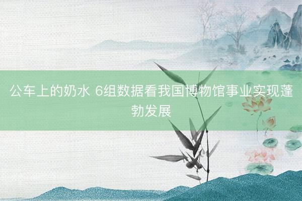 公车上的奶水 6组数据看我国博物馆事业实现蓬勃发展