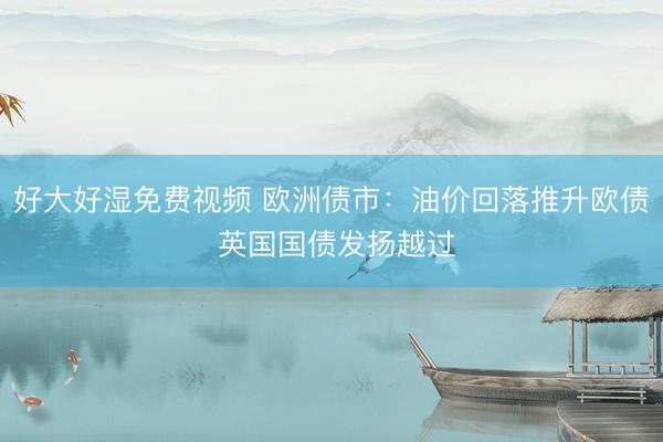 好大好湿免费视频 欧洲债市：油价回落推升欧债 英国国债发扬越过