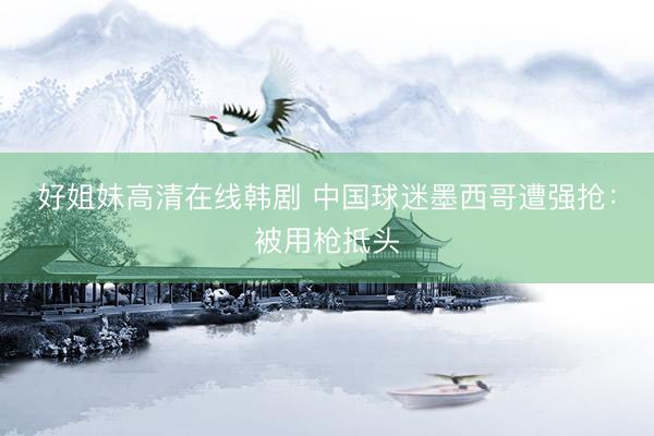 好姐妹高清在线韩剧 中国球迷墨西哥遭强抢：被用枪抵头