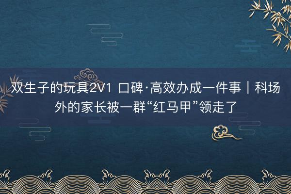 双生子的玩具2V1 口碑·高效办成一件事｜科场外的家长被一群“红马甲”领走了